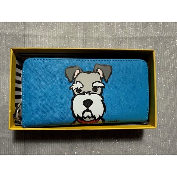 MARC TETRO SCHNAUZER LARGE WALLET NWT - Picture 1 of 2